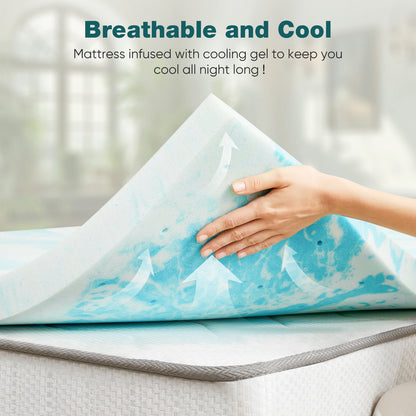 Relivia™ – Cooling Gel Mattress Topper