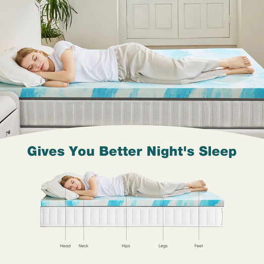 Relivia™ – Cooling Gel Mattress Topper